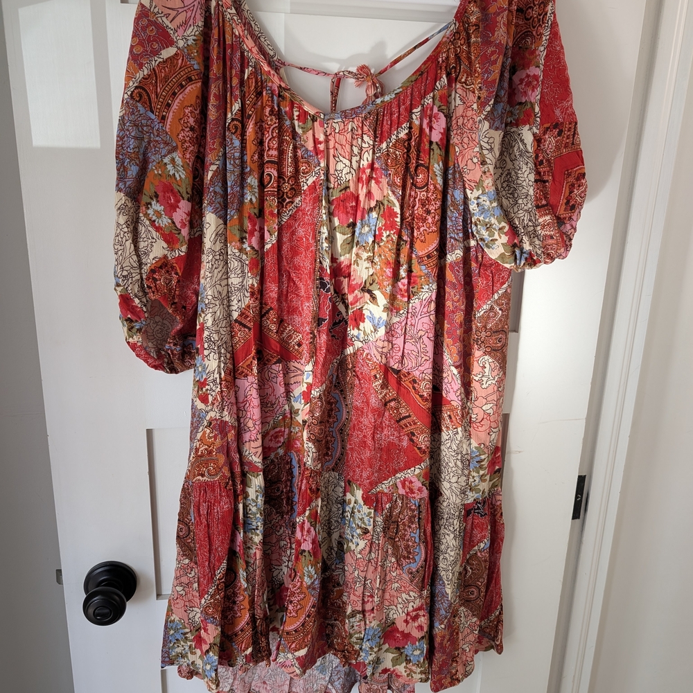 Floral Patchwork Women's Top